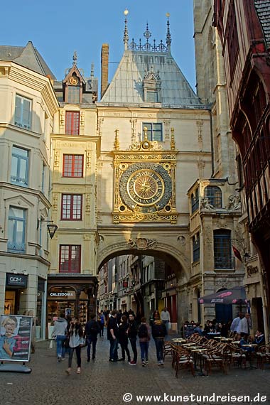 Gros horloge - große Uhr, Rouen